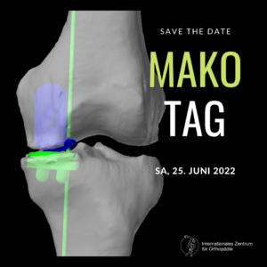 Ankündigung MAKO Tag in der ATOS Klinik Heidelberg am 25 Juni 2022