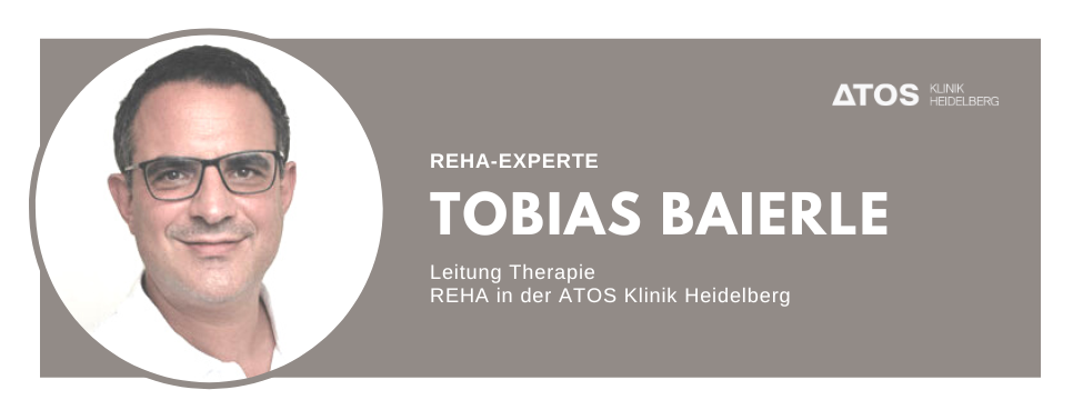 Kurzportrait Tobias Baierle REHA ATOS Klinik REHA-Experte Leitung Therapie